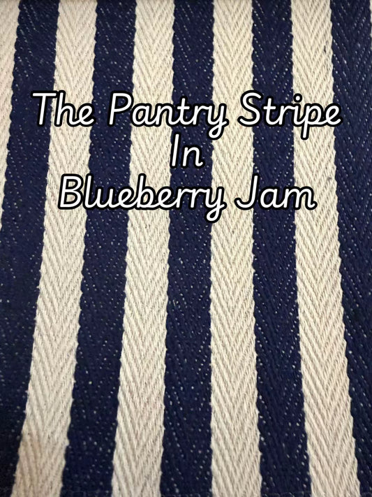 The Belgravia Bench/Footstool/Large Ottoman in The Pantry Stripe