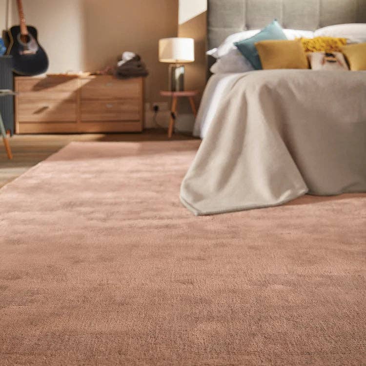 Guru Hush Coral Pink Rug at The Pantry
