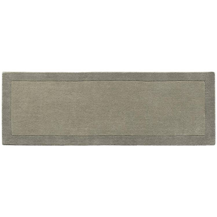 Origins Borders Taupe Wool Rug