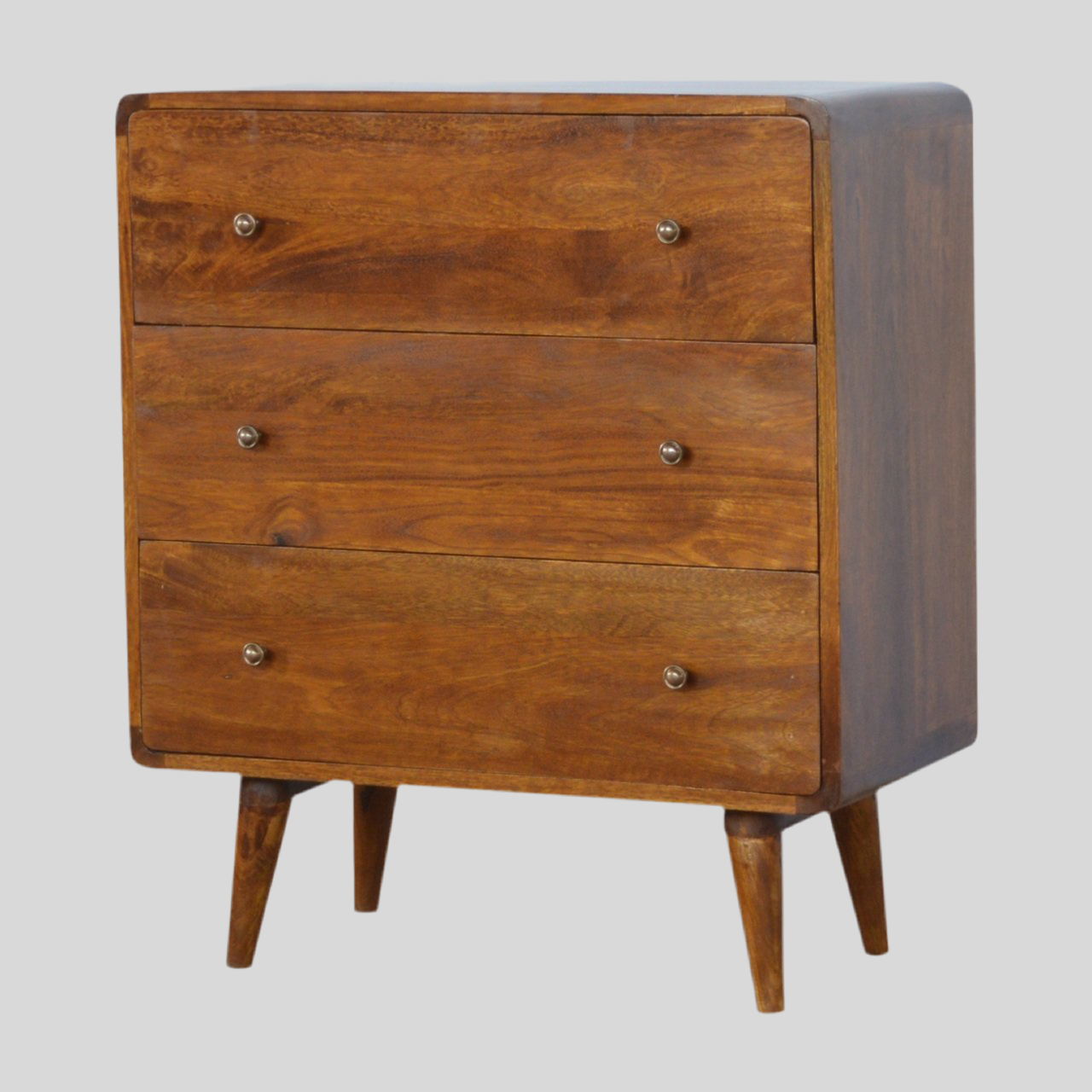 Curved Chestnut Chest