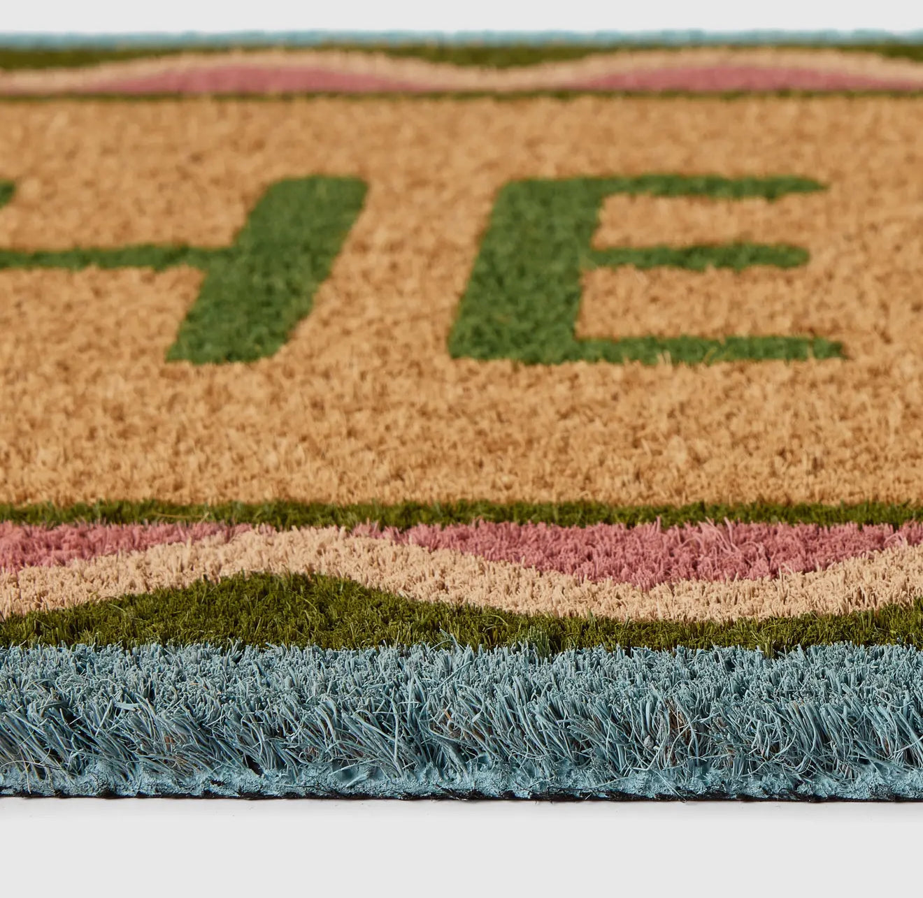 My Mat Printed Coir
Hello with Scalloped Design