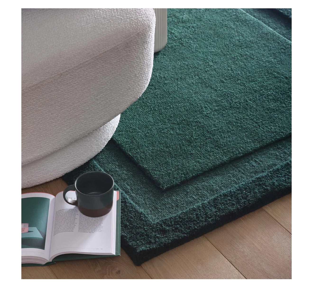 Origins Stacked Border Dark Green