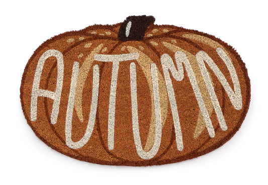 My Mat Printed Coir Shaped Autumn Pumpkin