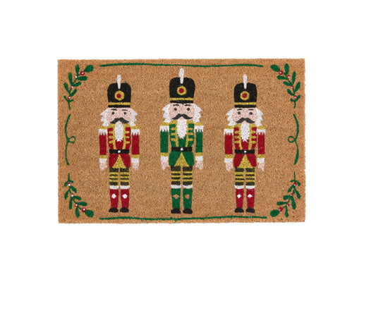 My Mat Printed Coir Christmas Nutcracker