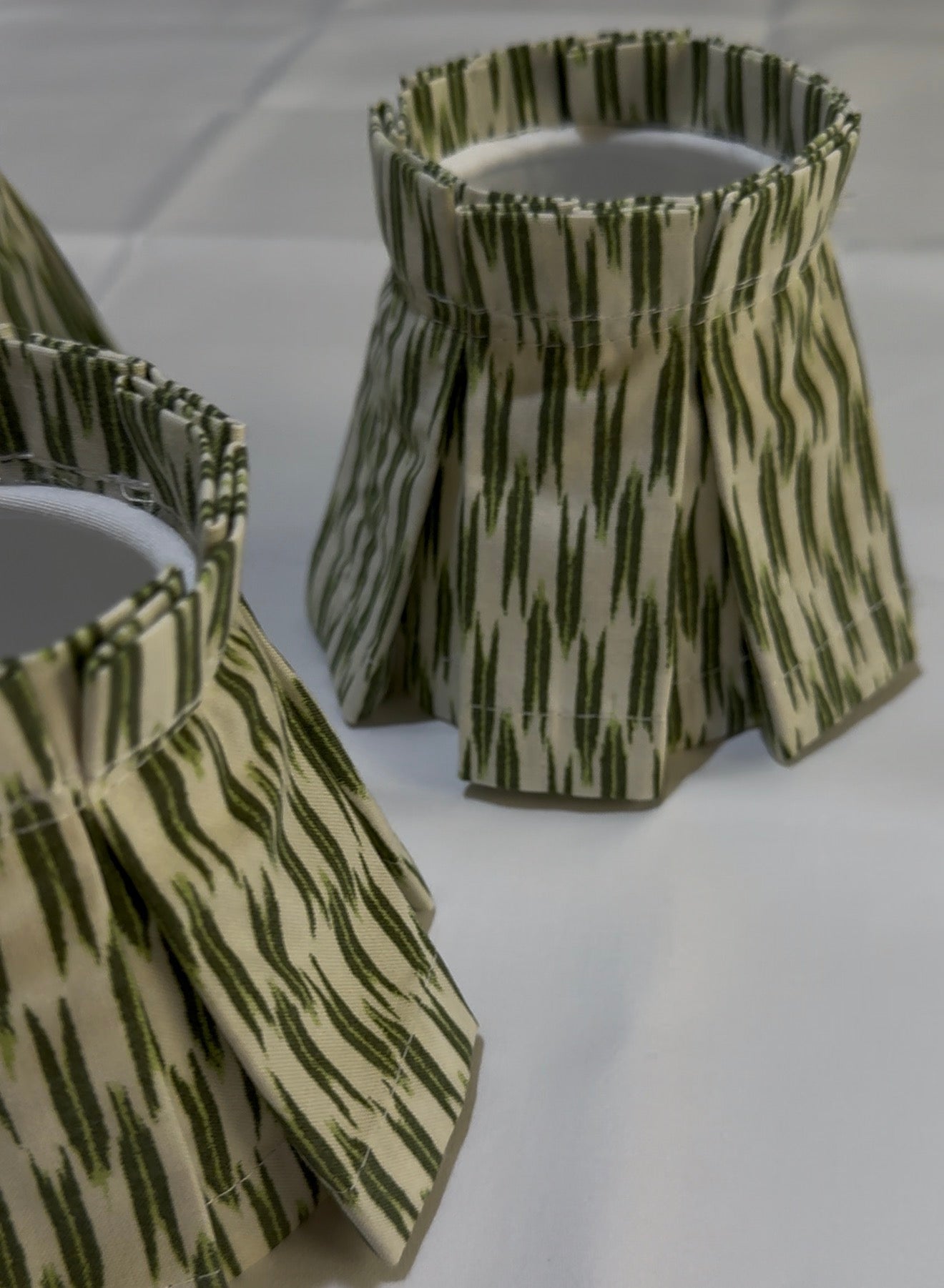 Bespoke Box Pleated Lampshade Covers