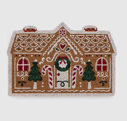 My Mat Printed Coir Gingerbread Cottage