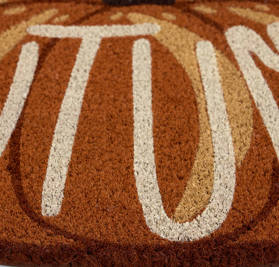 My Mat Printed Coir Shaped Autumn Pumpkin
