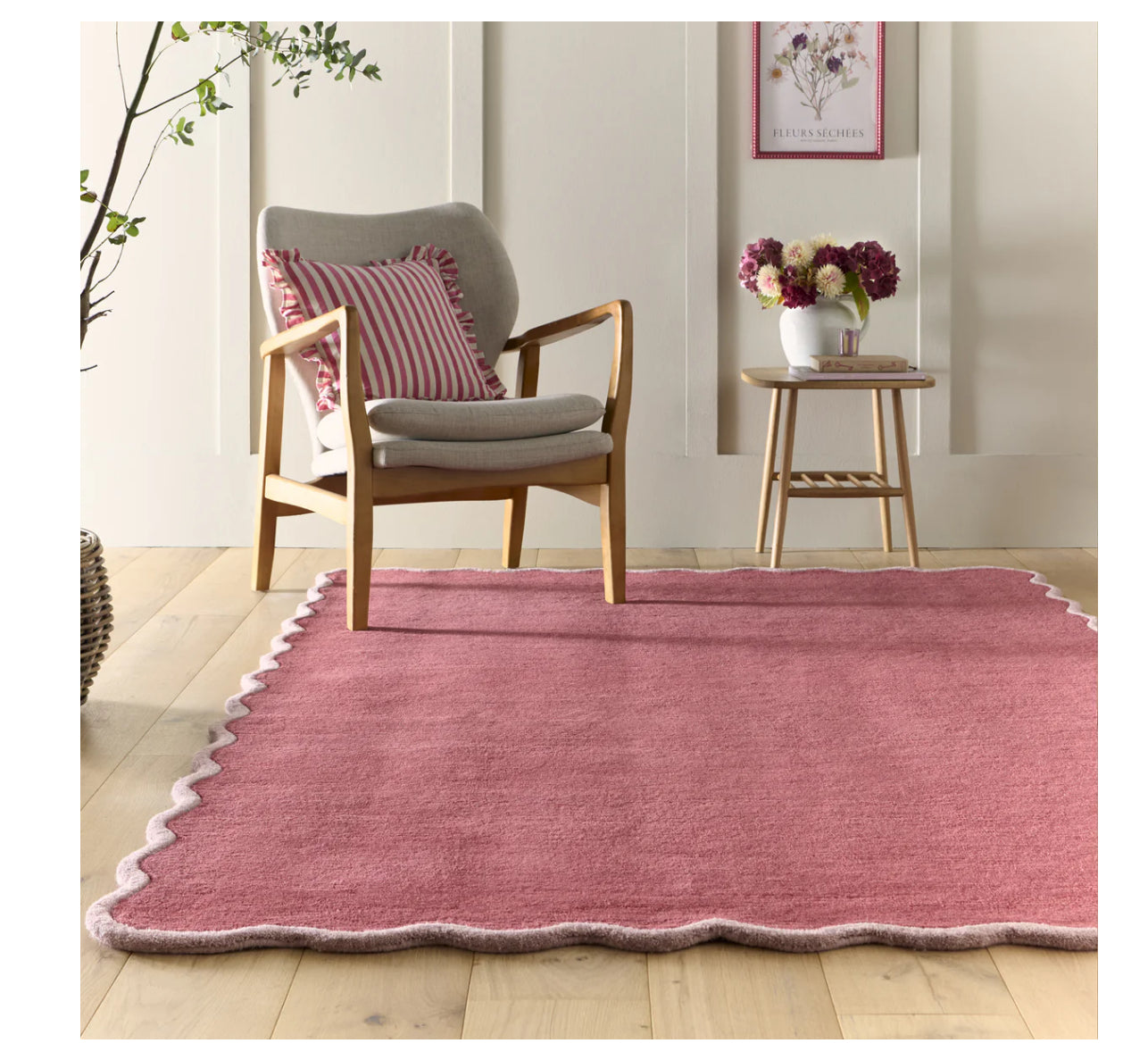 Origins Scalloped Elsie Coral/Lilac