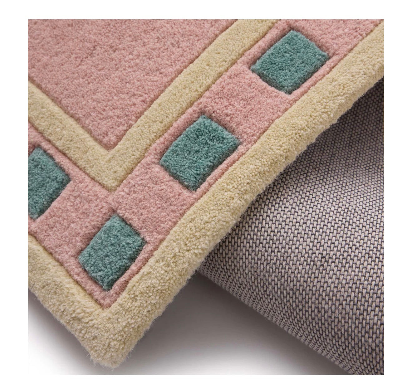 Origins Borderline Pink Rug