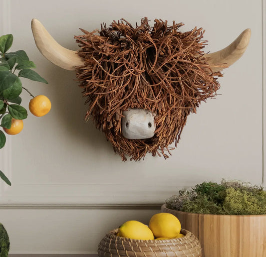 Hewie Highland Cow Wall
Mounted Hand Crafted
Sculpture
