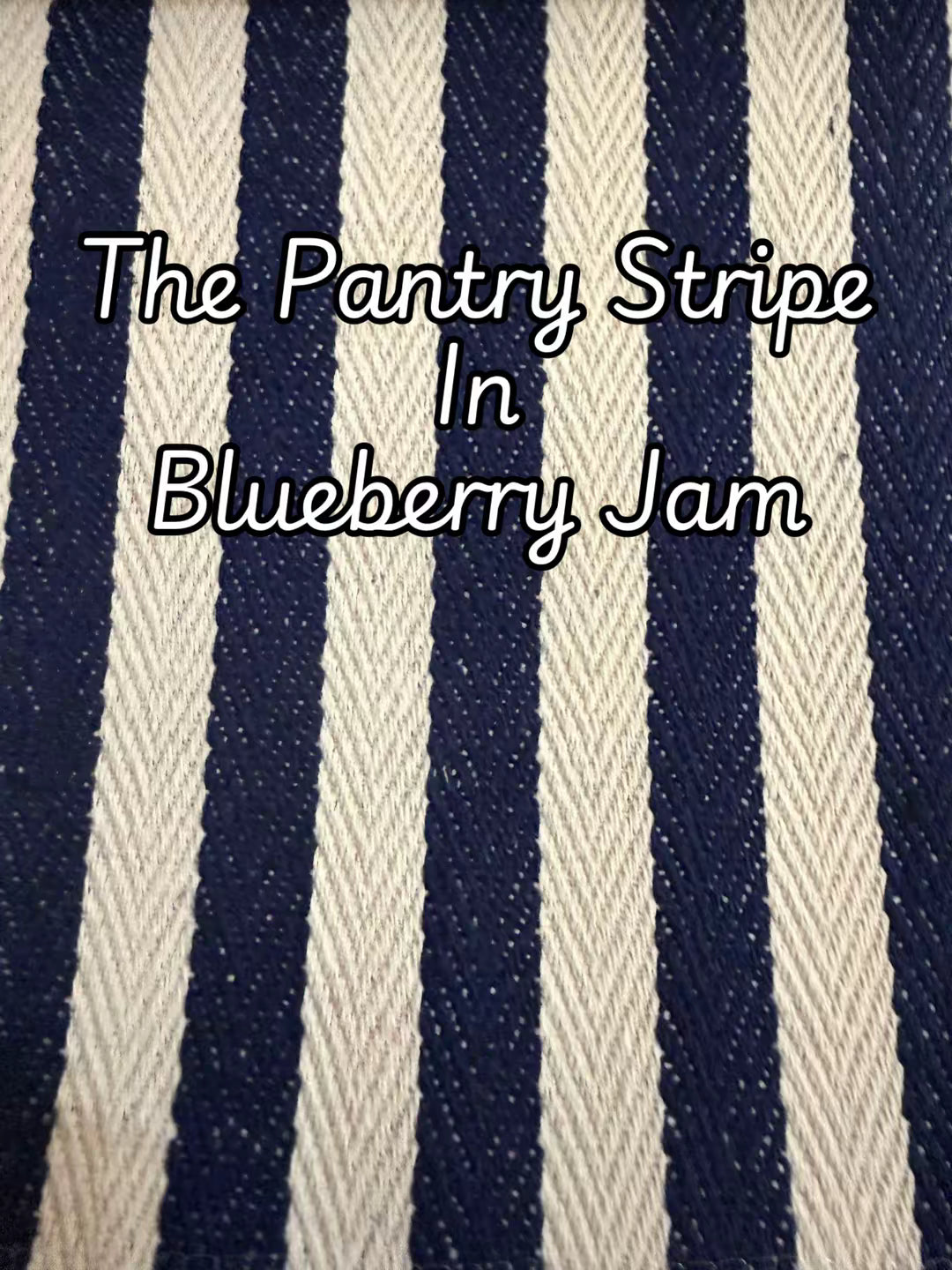 The Belgravia Bench/Footstool/Large Ottoman in The Pantry Stripe