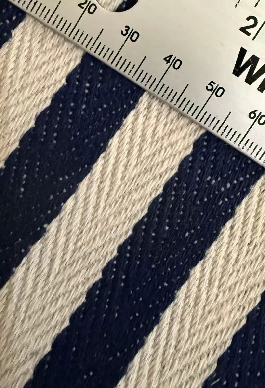 The Pantry Stripe - Fabric – Herringbone Woven Stripe (By The Metre)