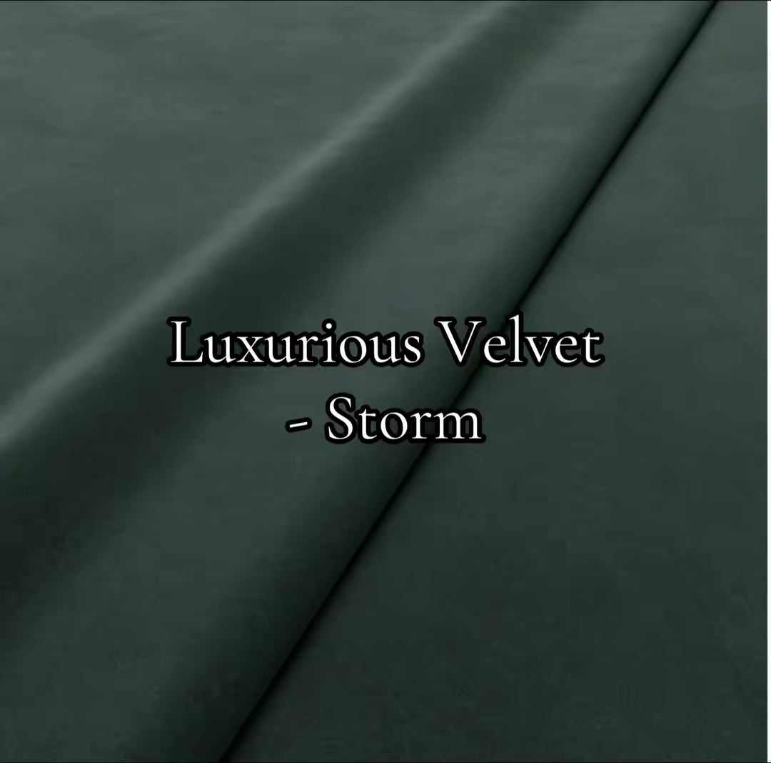 The Belgravia Bench/Footstool in Omega Velvet