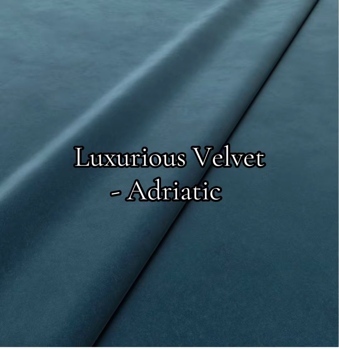 The Belgravia Bench/Footstool in Omega Velvet