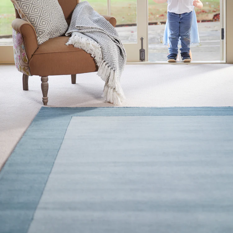 Phoenox Textiles - Origins Borders Duck Egg