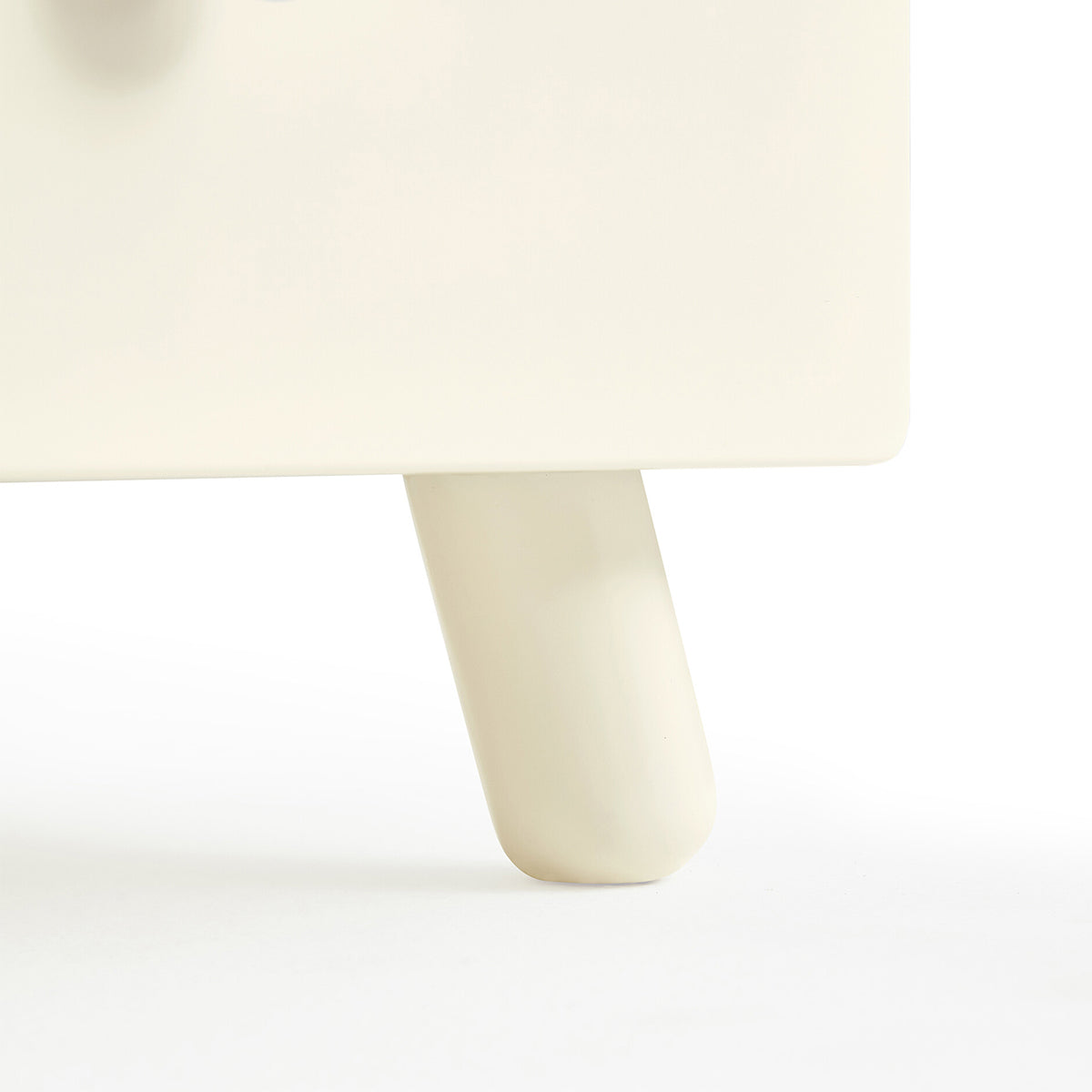 Creamy White Bedside Kids Cabinet-4