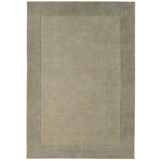Origins Borders Taupe Wool Rug