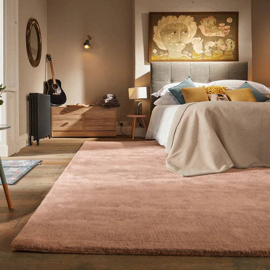 Guru Hush Coral Pink Rug at The Pantry