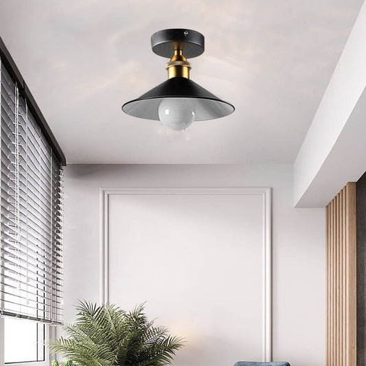 Ceiling Light Round Cone Down Lights Bathroom Kitchen Living Room Ceiling Lamp~1349-0